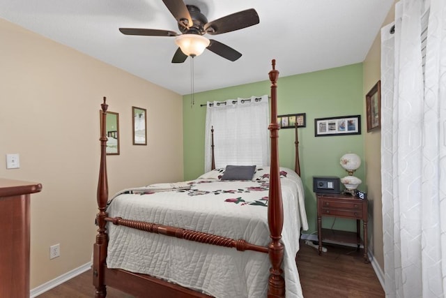 70 Nancy Ave, Cadiz, KY 42211 - bedroom featuring wood finished floors and a ceiling fan