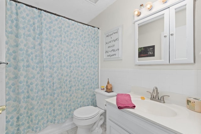 70 Nancy Ave, Cadiz, KY 42211 - full bathroom featuring vanity and tile walls