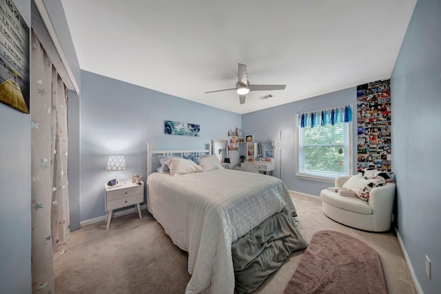 206 Stillcreek Dr, Franklin, TN 37064 - bedroom featuring carpet flooring and a ceiling fan