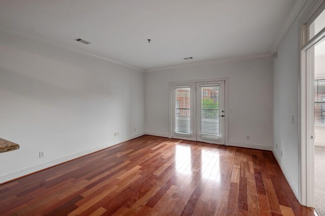 301 Criddle St Unit 304, Nashville, TN 37219 - unfurnished room with wood finished floors and crown molding