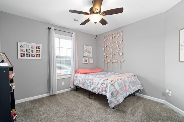 1148 Folly Beach Dr, Clarksville, TN 37042 - bedroom featuring carpet and a ceiling fan