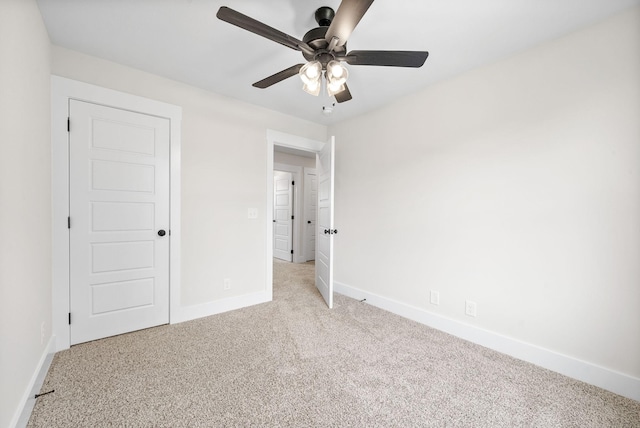 198 Cave St Unit C, Clarksville, TN 37042 - unfurnished bedroom with carpet floors and ceiling fan