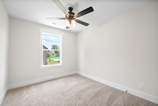 198 Cave St Unit C, Clarksville, TN 37042 - spare room featuring carpet and ceiling fan