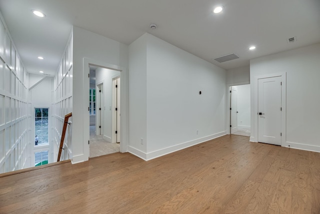 117 Shadow Springs Dr Unit 117, Brentwood, TN 37027 - spare room with light wood-style floors, recessed lighting, and a smoke detector