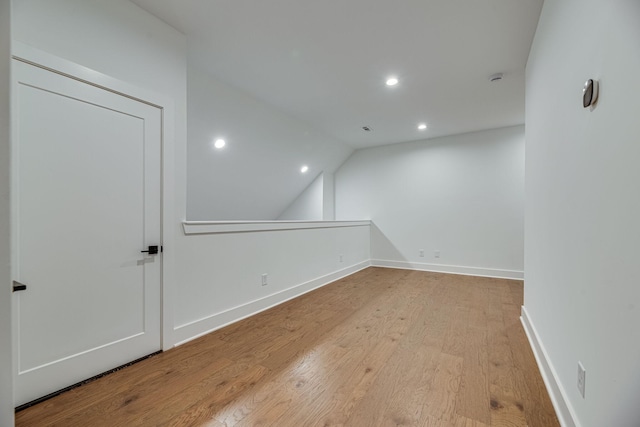 117 Shadow Springs Dr Unit 117, Brentwood, TN 37027 - additional living space with wood finished floors, recessed lighting, and lofted ceiling