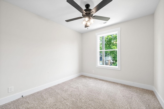 198 Cave St Unit A, Clarksville, TN 37042 - unfurnished room featuring carpet flooring and ceiling fan