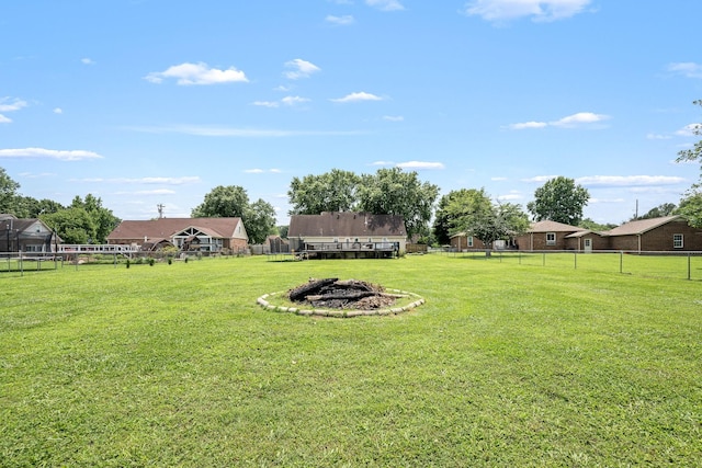229 Wellington Way, Smyrna, TN 37167 - view of yard featuring a fire pit