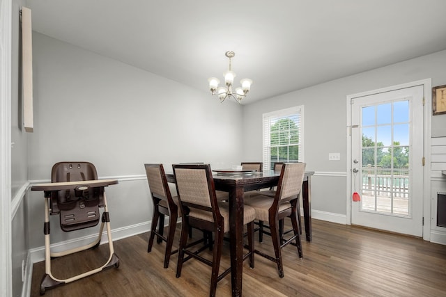 229 Wellington Way, Smyrna, TN 37167 - dining space with wood finished floors and a chandelier