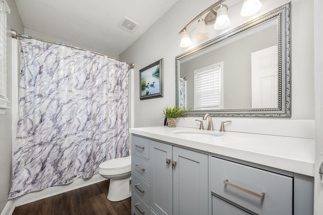 229 Wellington Way, Smyrna, TN 37167 - full bath featuring vanity, wood finished floors, and a shower with shower curtain