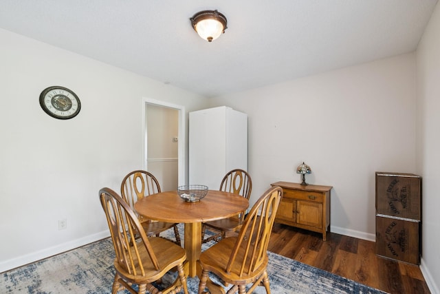 1651 Caughran Rd, Lewisburg, TN 37091 - dining area featuring baseboards and wood finished floors