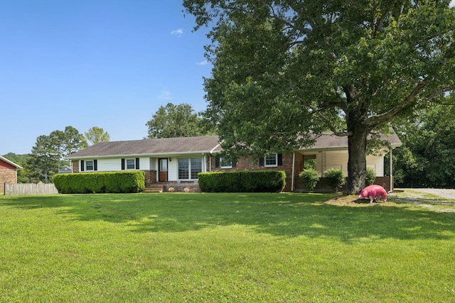 1651 Caughran Rd, Lewisburg, TN 37091 - ranch-style house with brick siding
