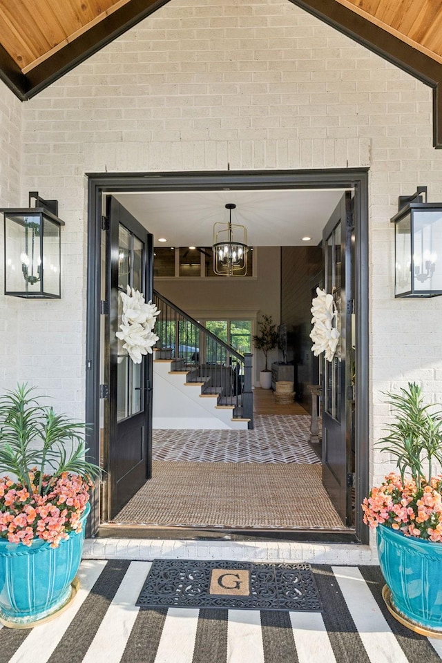 1485 Harrison Rd, Murfreesboro, TN 37128 - doorway to property with brick siding
