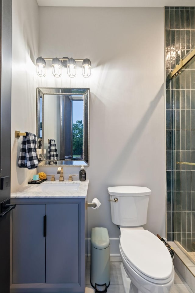 1485 Harrison Rd, Murfreesboro, TN 37128 - bathroom featuring vanity and tiled shower