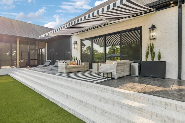 1485 Harrison Rd, Murfreesboro, TN 37128 - view of patio with an outdoor hangout area
