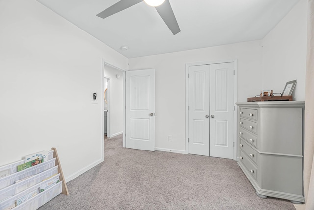 134 Chisum Ct, Clarksville, TN 37043 - bedroom with carpet floors, a closet, and ceiling fan