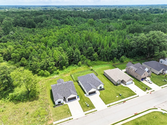 1055 Wittys Way, Clarksville, TN 37043 - aerial view of residential area with a heavily wooded area