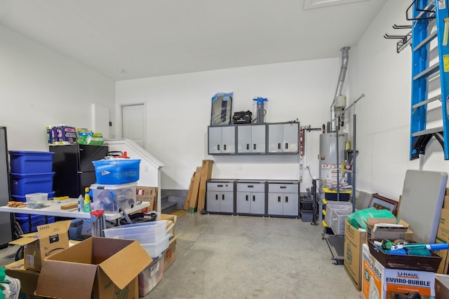 2016 Oliver Dr, Mount Juliet, TN 37122 - garage with freestanding refrigerator and gas water heater