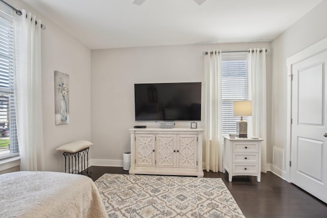 2016 Oliver Dr, Mount Juliet, TN 37122 - bedroom with dark wood-style flooring and baseboards