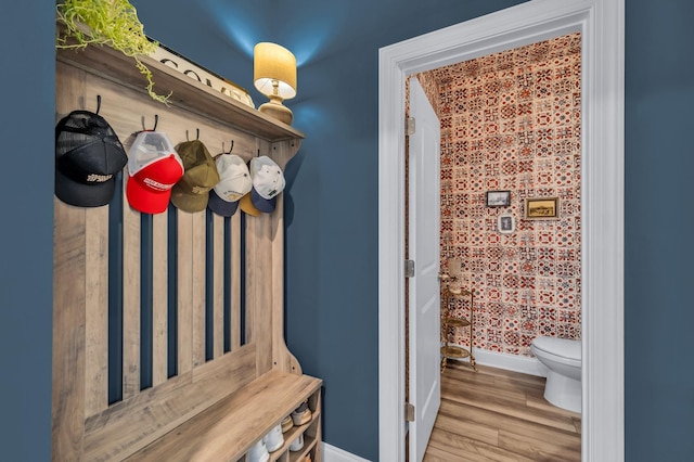 652 Taylor Bend Rd, Columbia, TN 38401 - mudroom with baseboards and wood finished floors