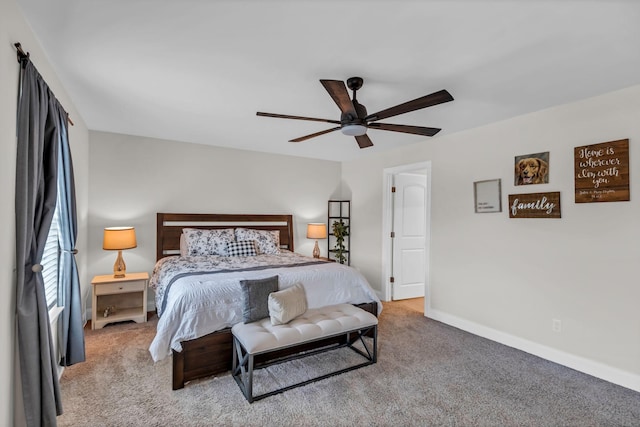 652 Taylor Bend Rd, Columbia, TN 38401 - carpeted bedroom with baseboards and a ceiling fan