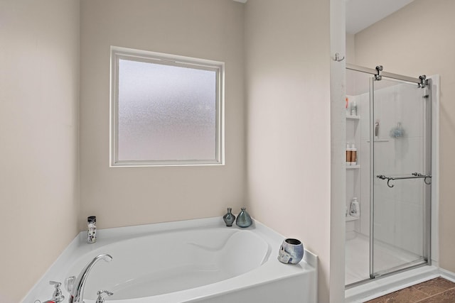 341 Lola Ln, Cottontown, TN 37048 - bathroom featuring a stall shower and a bath
