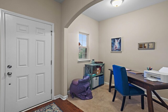 341 Lola Ln, Cottontown, TN 37048 - office space featuring arched walkways and carpet floors