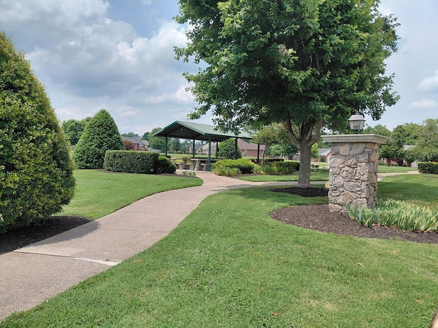 179 Avalon Dr, Gallatin, TN 37066 - view of community with a gazebo and a lawn
