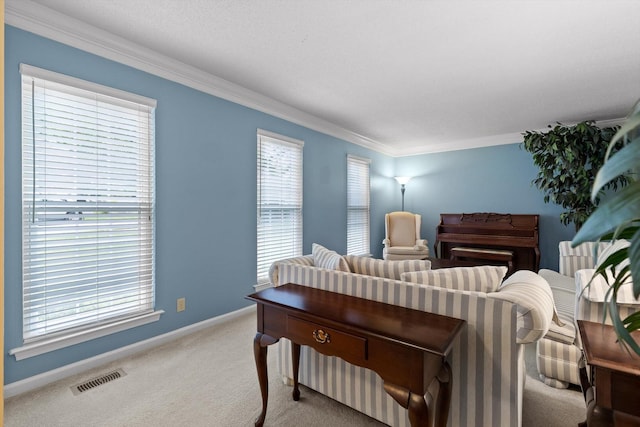 3604 Gentry Station Dr, Signal Mountain, TN 37377 - bedroom featuring ornamental molding, multiple windows, and carpet floors