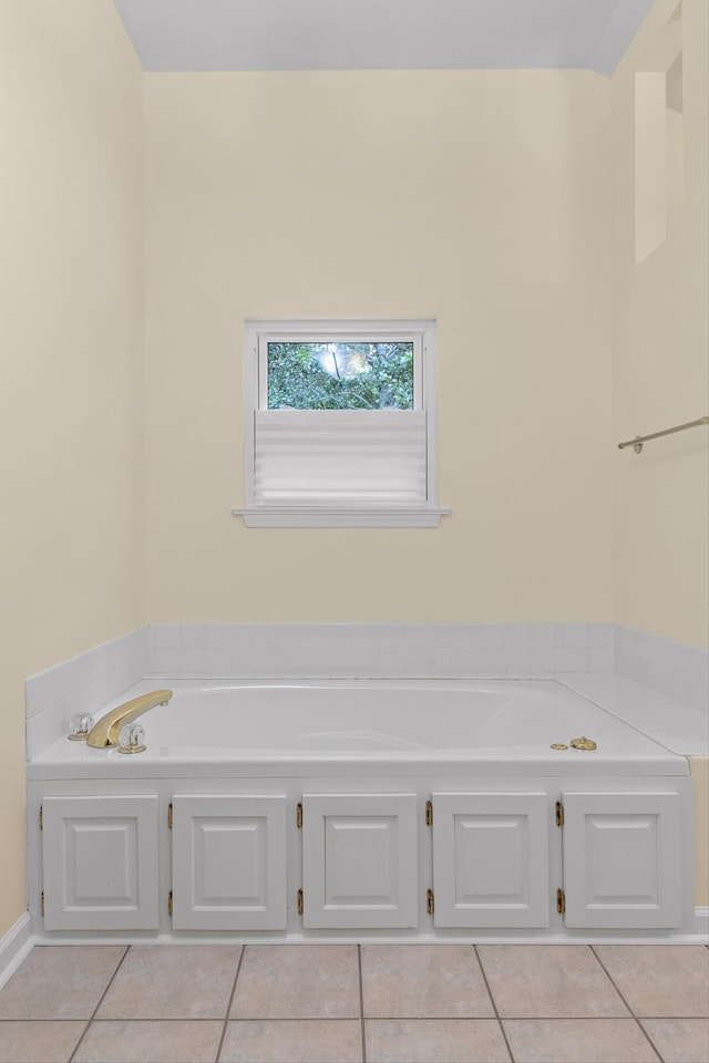 3604 Gentry Station Dr, Signal Mountain, TN 37377 - bathroom with tile patterned flooring and a bath