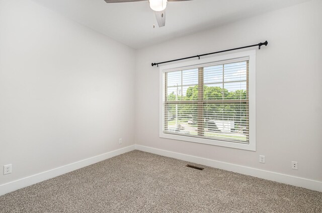 121 Bellvue Dr, Lebanon, TN 37090 - empty room with carpet floors and ceiling fan