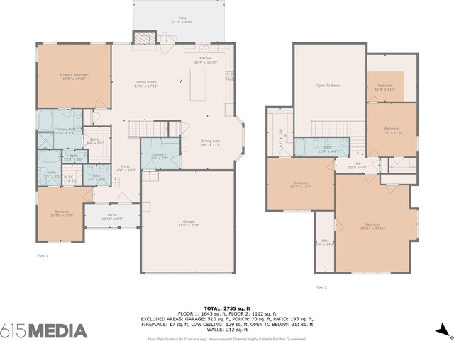 1005 Rudder Dr, Spring Hill, TN 37174 - view of room layout