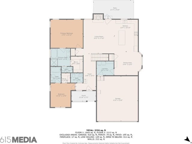 1005 Rudder Dr, Spring Hill, TN 37174 - view of room layout