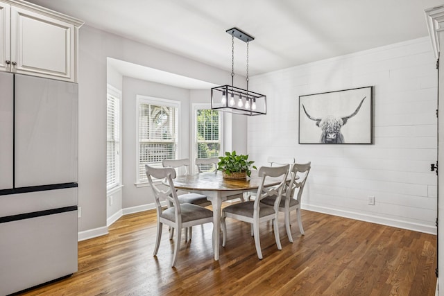 1005 Rudder Dr, Spring Hill, TN 37174 - dining room featuring wood finished floors and wooden walls