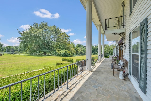 2600 Clanton Rd, Lawrenceburg, TN 38464 - patio / terrace featuring a yard and view of scattered trees