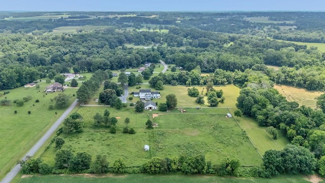2600 Clanton Rd, Lawrenceburg, TN 38464 - aerial overview of property's location with rural landscape