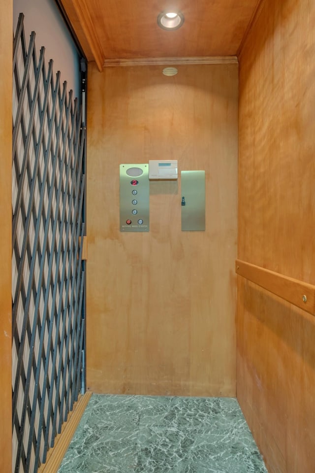 2600 Clanton Rd, Lawrenceburg, TN 38464 - elevator featuring crown molding