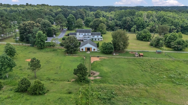 2600 Clanton Rd, Lawrenceburg, TN 38464 - aerial view of sparsely populated area featuring a heavily wooded area and a pastoral area