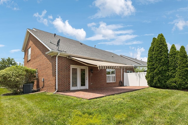 2025 Morrison Ave, Spring Hill, TN 37174 - back of house with a patio, brick siding, and roof with shingles