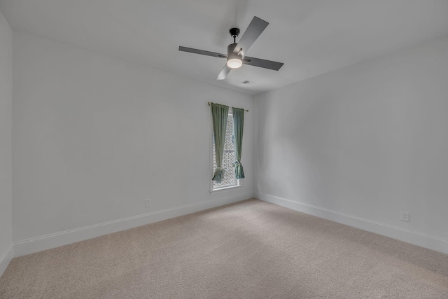 6060 Pasquo Rd, Nashville, TN 37221 - spare room with ceiling fan and light colored carpet