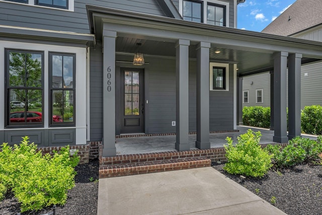6060 Pasquo Rd, Nashville, TN 37221 - property entrance featuring covered porch