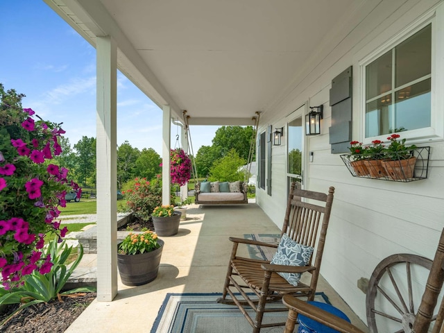 7811 Lampley Rd, Primm Springs, TN 38476 - view of covered porch