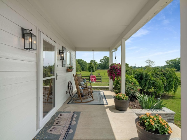 7811 Lampley Rd, Primm Springs, TN 38476 - view of covered porch