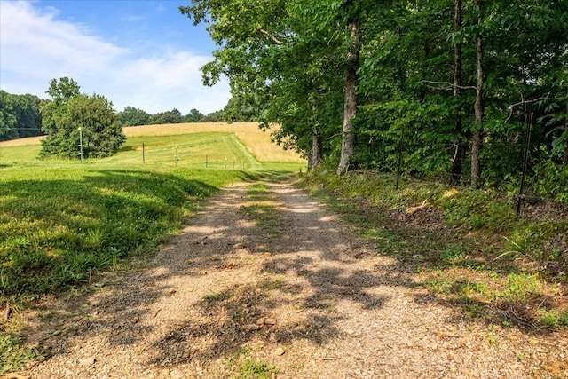5455 Bales Rd, Cunningham, TN 37052 - view of dirt / gravel road featuring a rural view