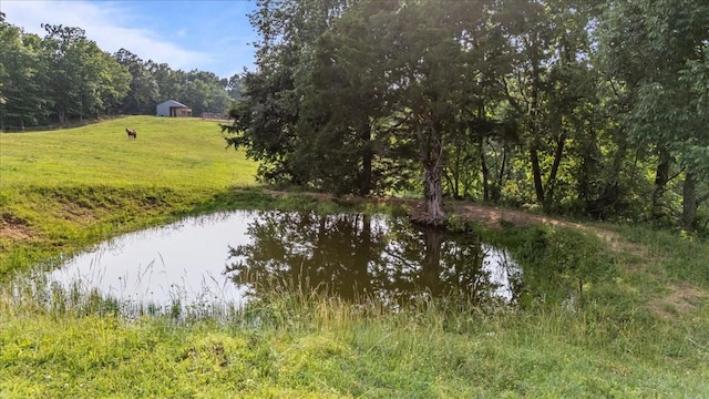 5455 Bales Rd, Cunningham, TN 37052 - water view featuring a barn