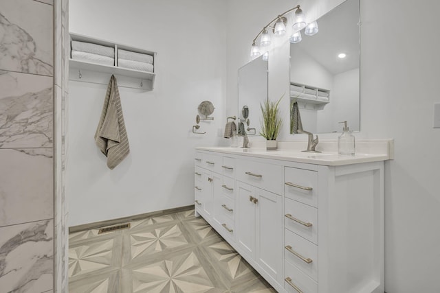 1697 Curtis Chapel Rd, Mc Ewen, TN 37101 - full bathroom with double vanity