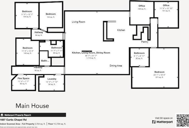 1697 Curtis Chapel Rd, Mc Ewen, TN 37101 - view of room layout