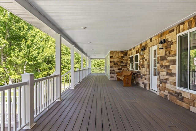 1697 Curtis Chapel Rd, Mc Ewen, TN 37101 - view of wooden porch