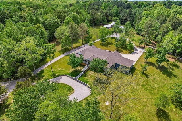 1697 Curtis Chapel Rd, Mc Ewen, TN 37101 - bird's eye view of a heavily wooded area