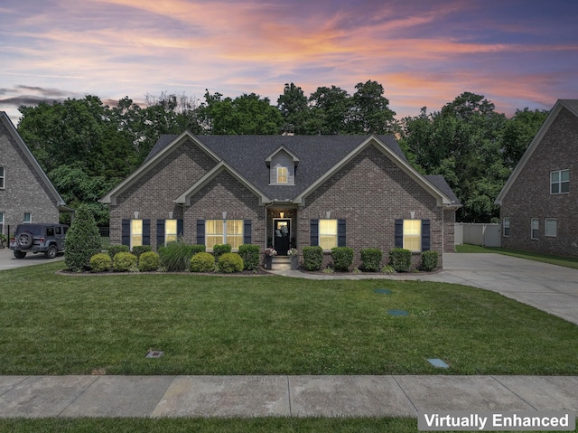 239 Mcclaran Pl, Murfreesboro, TN 37129 - view of front of house featuring brick siding and a front yard