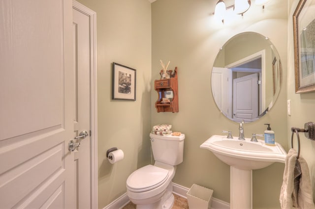 507 Bugler Rd, Mount Juliet, TN 37122 - half bathroom with toilet and baseboards